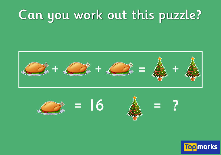 Christmas Algebra Puzzle
