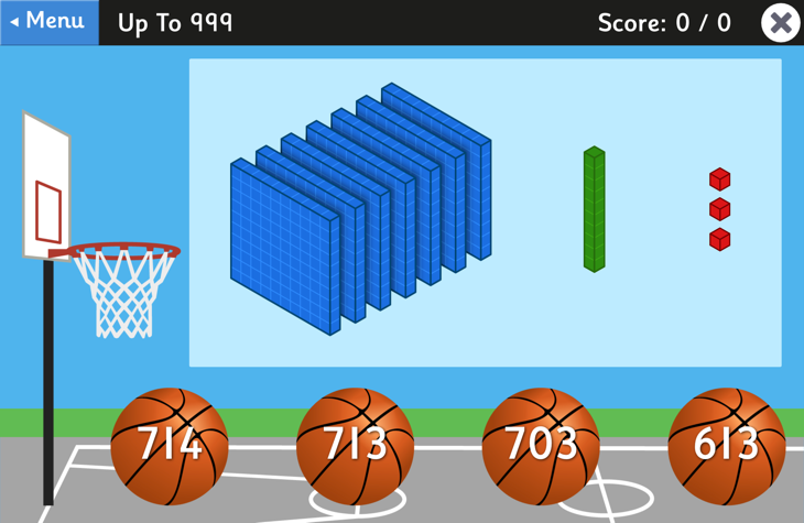 Place Value Basketball