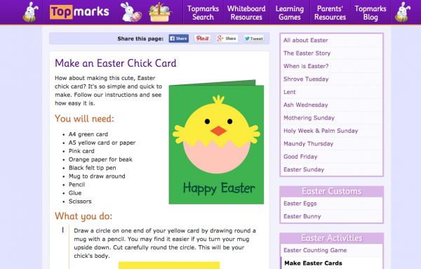 EasterChickCard