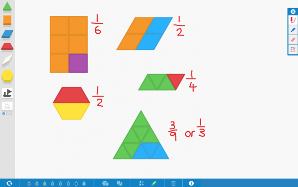 PatternShapesFractions