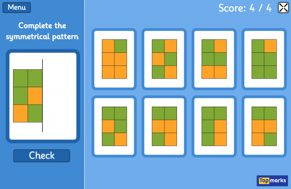 Symmetry Patterns option