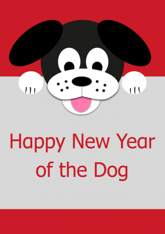 Chinese New Year of the Dog 2018