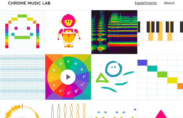 Google Chrome Music Lab