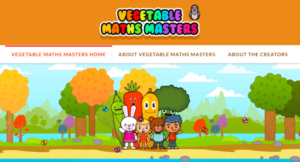 Vegetable Maths Masters, learning app