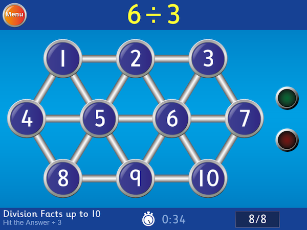 Hit the Button maths app, learning game new version