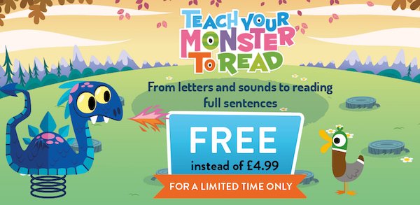 Teach Your Monster to Read app, children's literacy