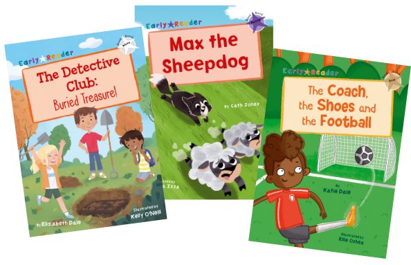 Selection of books from the Maverick Early Readers guided reading program