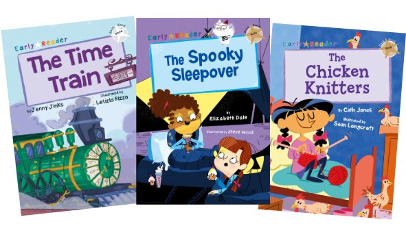 Selection of books from the Maverick Early Readers guided reading program