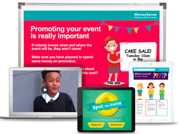 MoneySense financial advice programme for school children, in association with NatWest and the National Schools Partnership