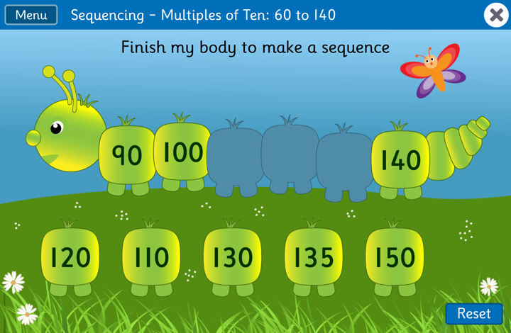 Sequences Crossing 100 in Tens