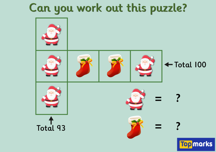 Christmas Algebra Puzzle