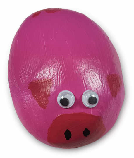 Paint a Pig Rock