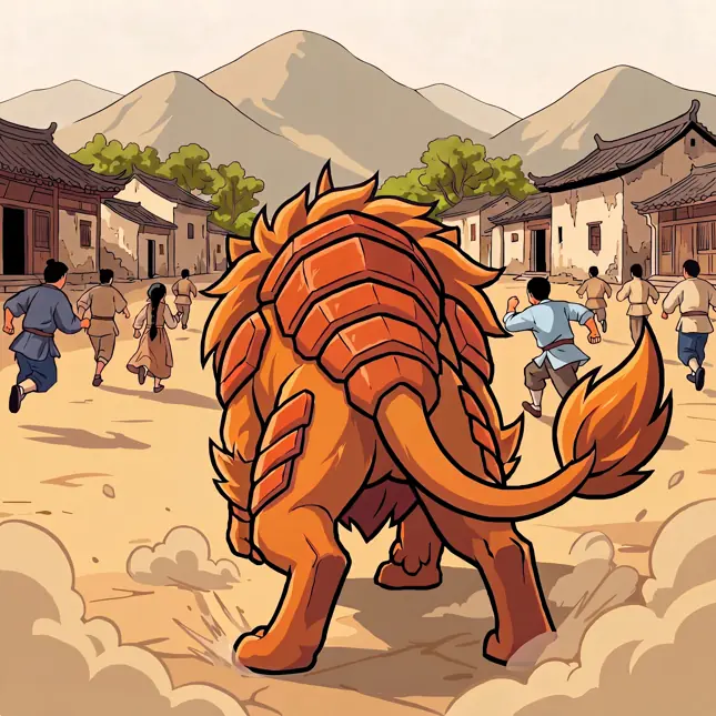 Villagers fled for the mountains