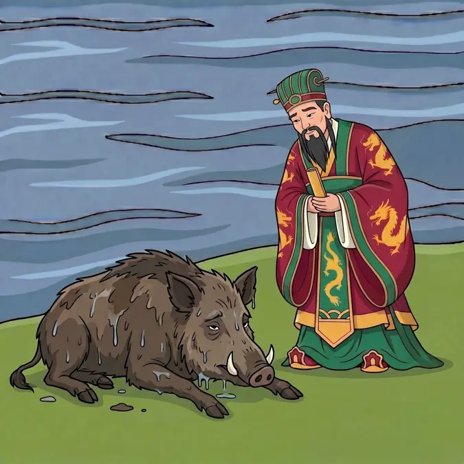 The Boar Claims Last Place