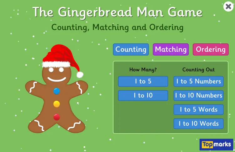 Gingerbread Man Game