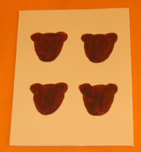 Paint the reindeer heads brown