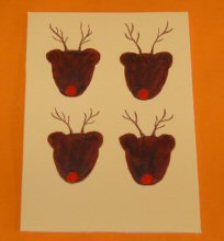 Paint the reindeer red noses