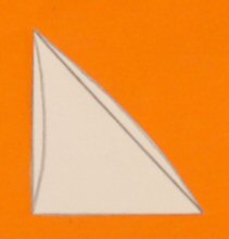 Cut out the cloak template