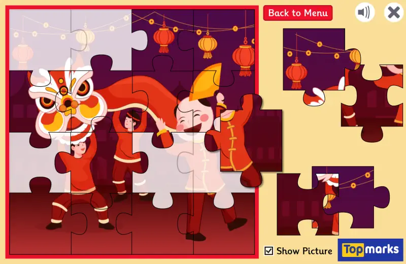 Chinese New Year Jigsaws