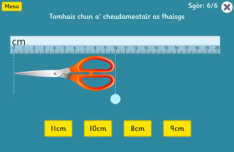 A’ tomhas ann an ceudameatairean