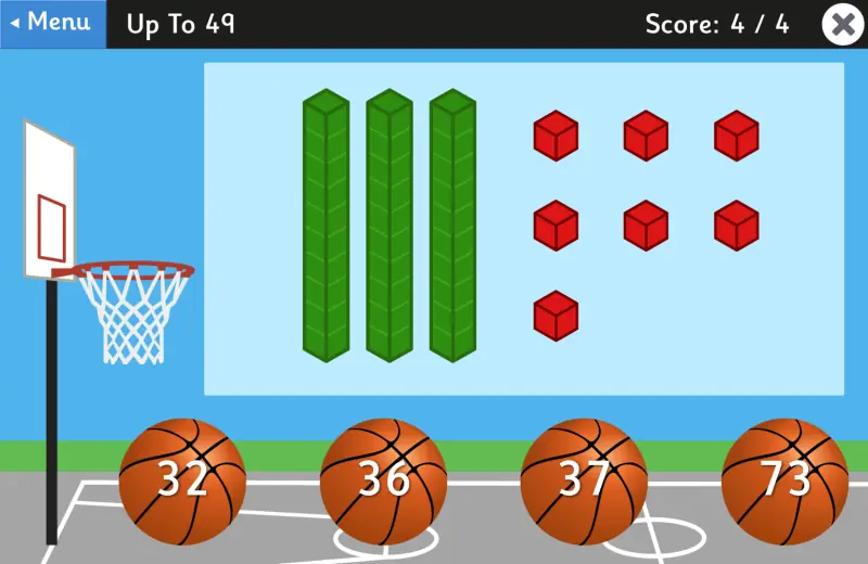Place Value Basketball