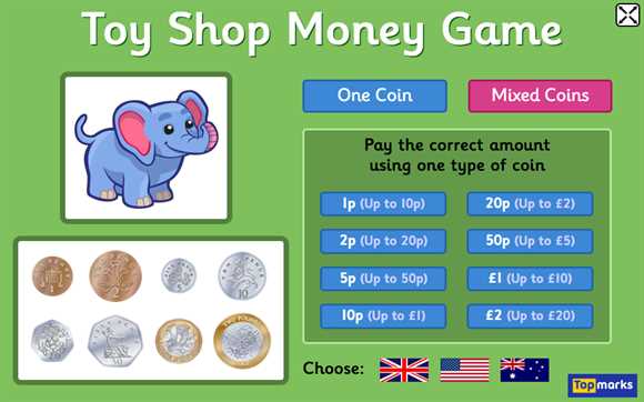 Featured Resource: Toy Shop Money Game