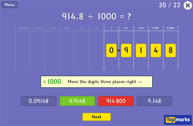 Featured Resource: Moving Digit Cards