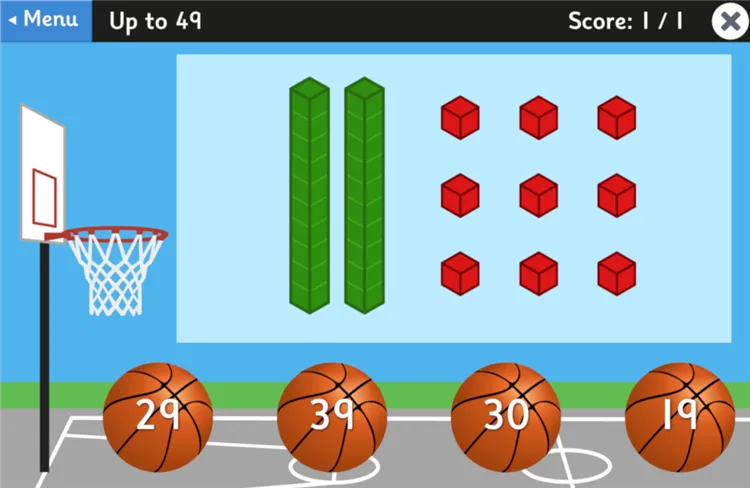 Place Value Basketball