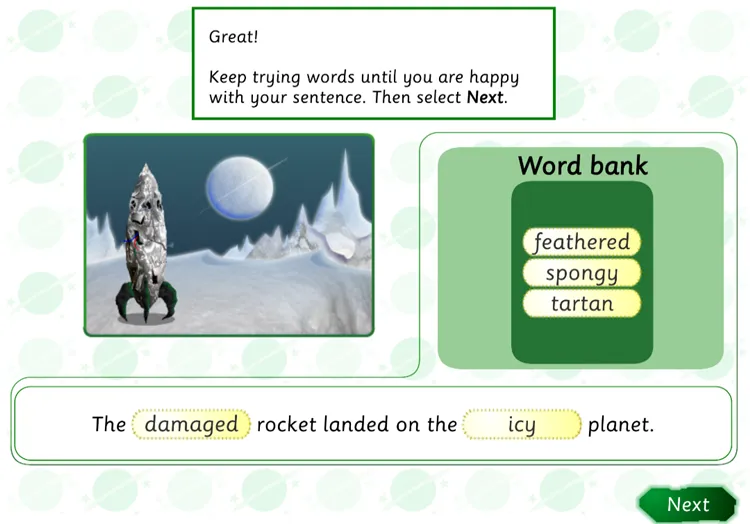 Wonderful Words, Creative Stories about Space