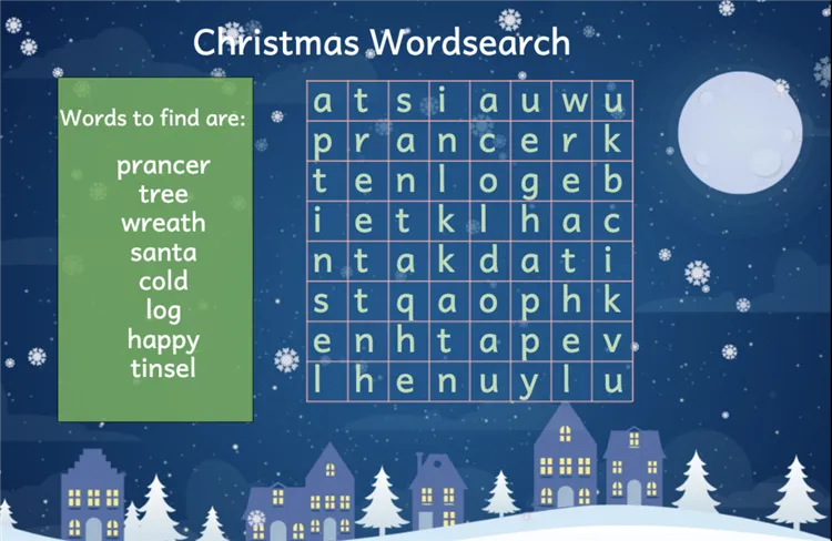 Christmas Wordsearch