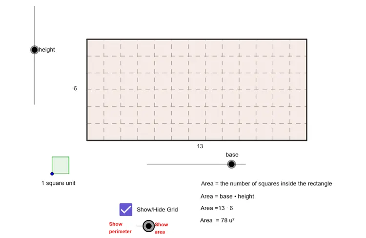 Area and Perimeter of Rectangles