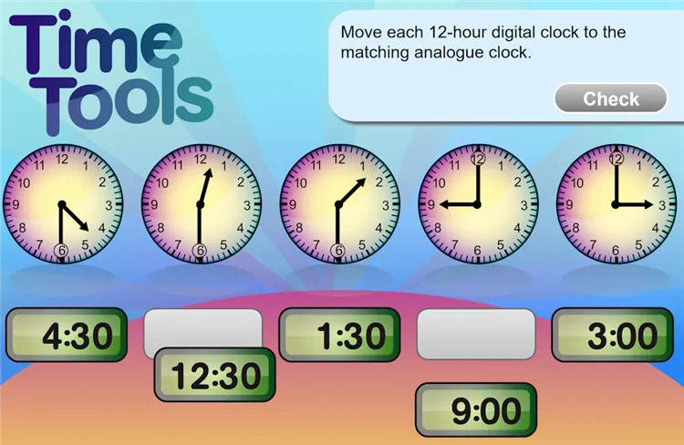 Time Tools - 12 hours to the minute
