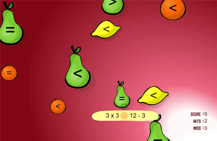 Fruit Splat - Compare Equations