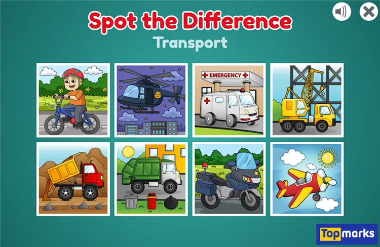 Transport Spot the Difference